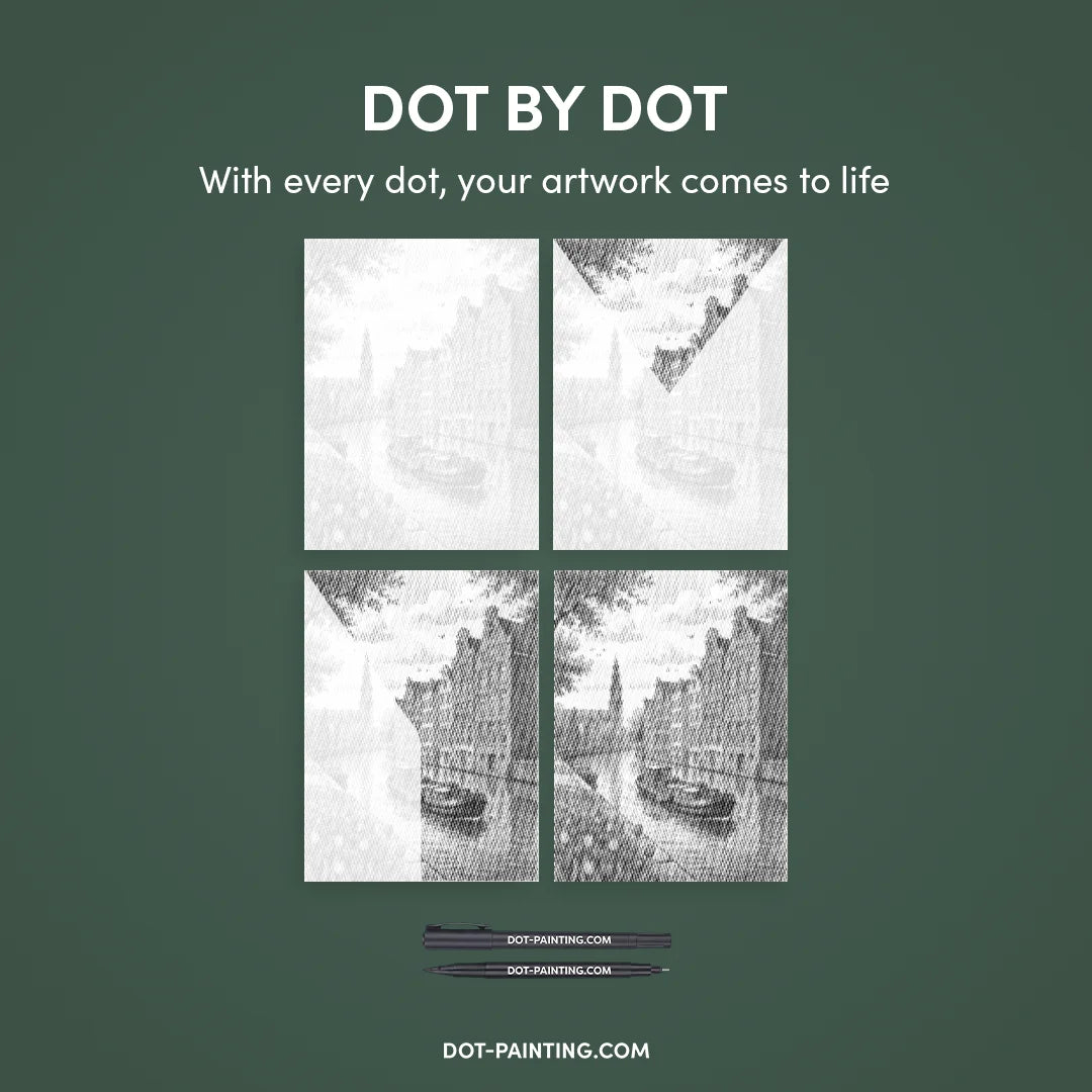 Amsterdamer Kanalpunktmalerei